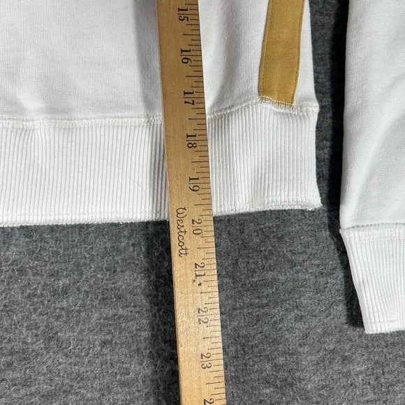 Abercrombie & Fitch Sweatshirt Womens Cropped Boxy Fit Size M V-Neck Preppy Y2K - Picture 4 of 6